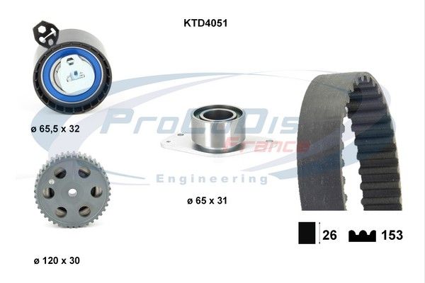 PROCODIS FRANCE Hammashihnasarja KTD4051